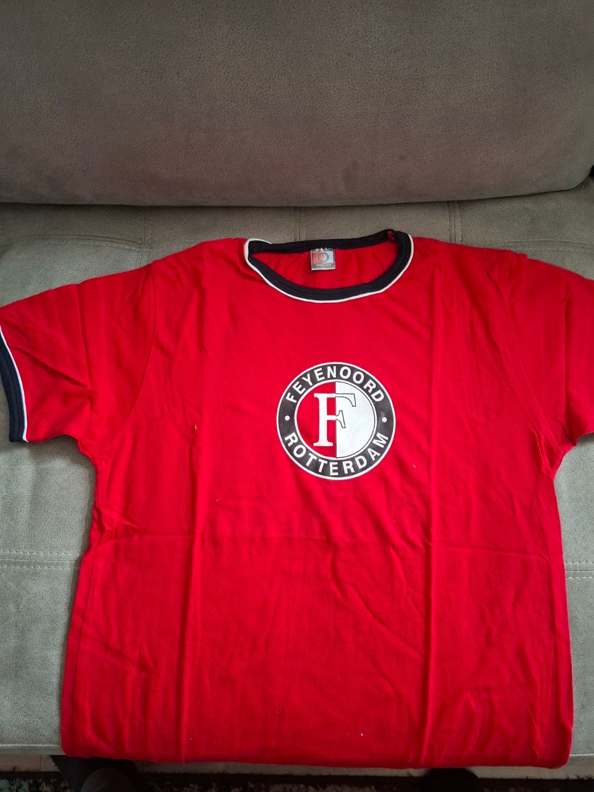 Feyenoord T-shirt Rood - Maat L, Maat 52/54 (L), Ophalen of Verzenden, Gedragen, Feyenoord