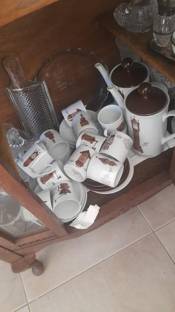 Servies, Ophalen