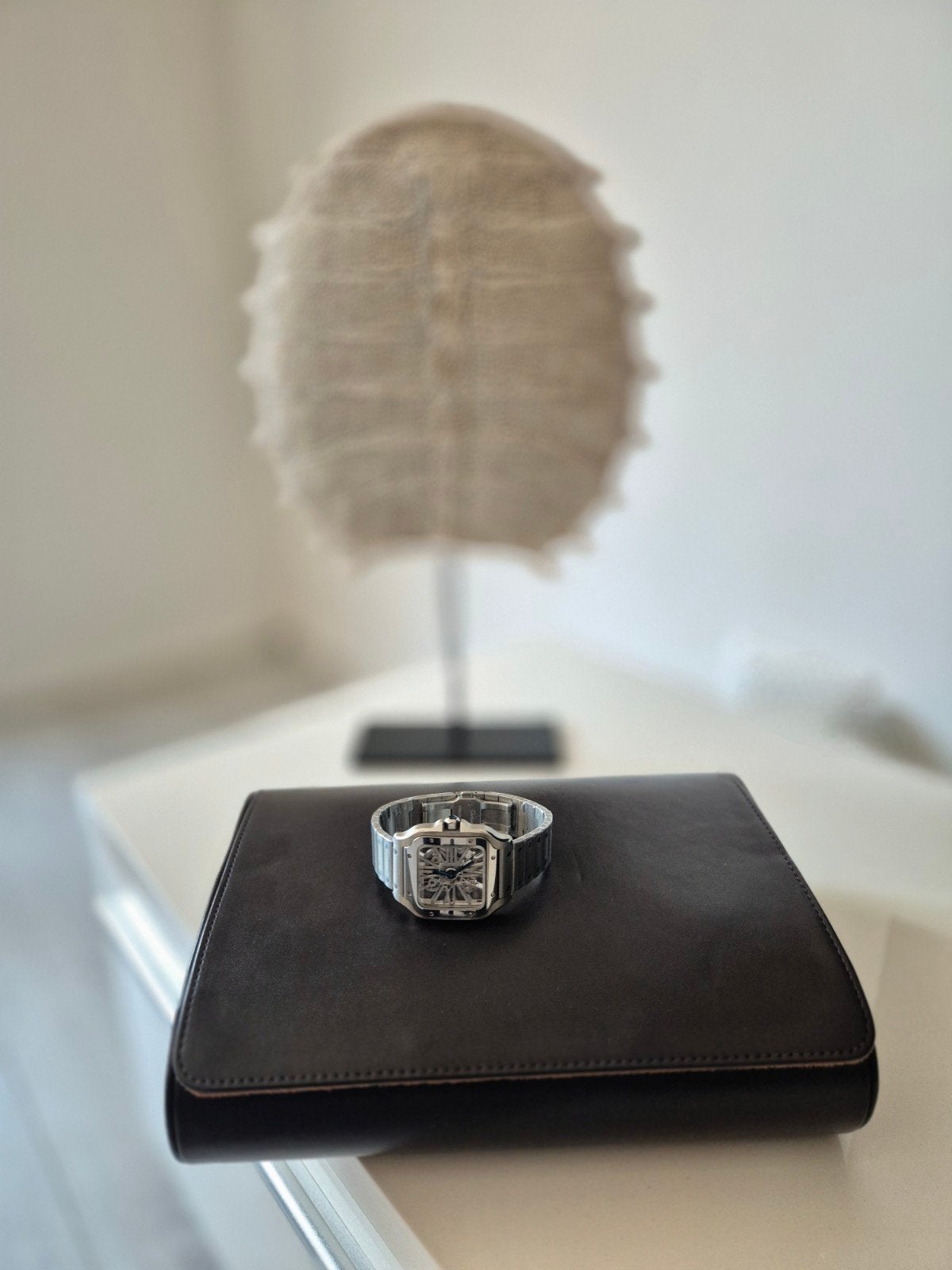 Cartier Santos Skeleton, Sieraden, Tassen en Uiterlijk, Horloges | Heren, Ophalen, Nieuw, Staal, Overige merken