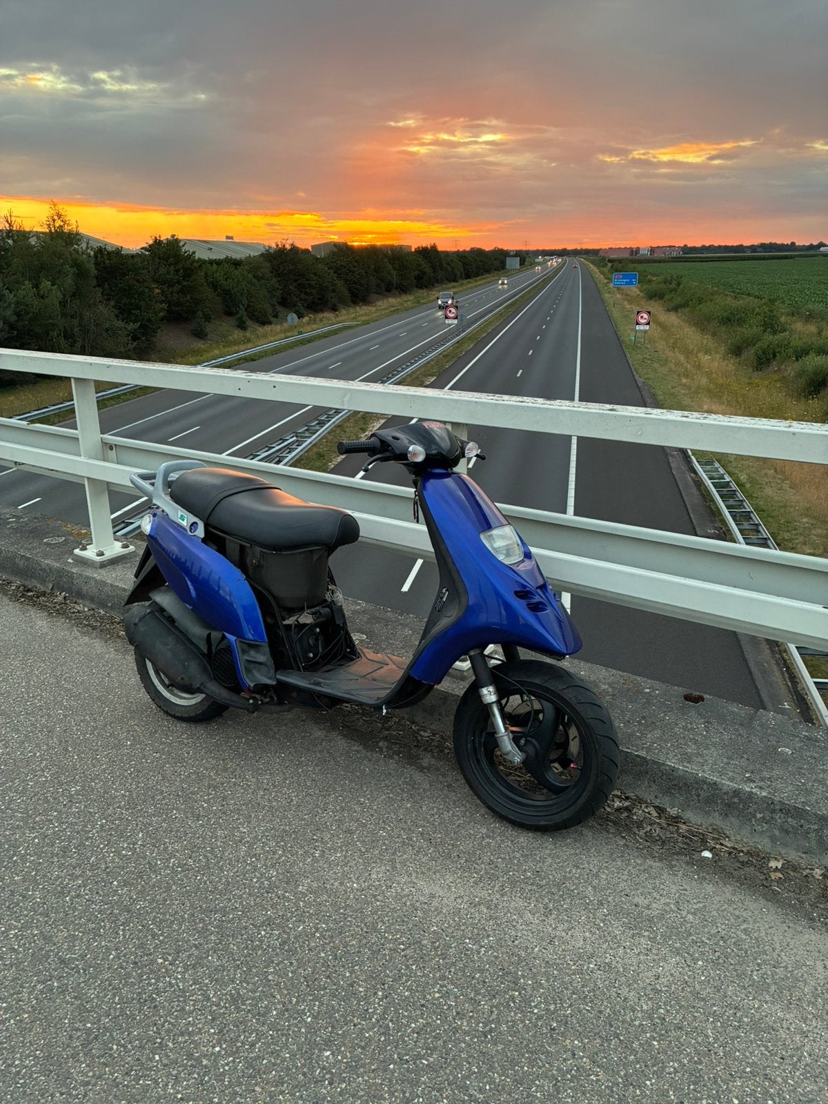 TERUIL PIAGGIO TYPHOON 172CC AC met swingarm OP BROM, Ophalen, Tweetakt, Gebruikt, Overige modellen