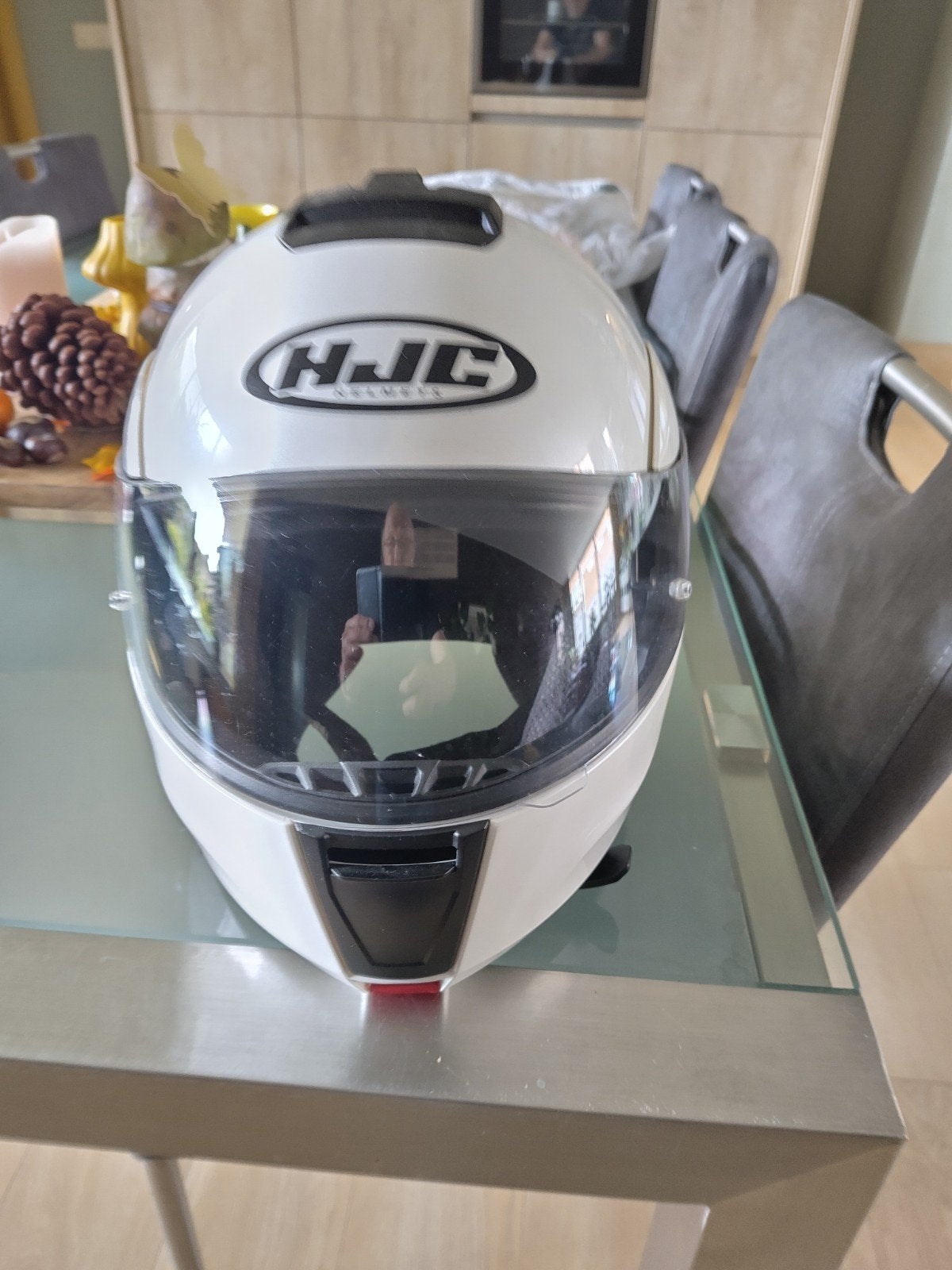 HJC C90 Systeemhelm Maat XXL (62) - Zeer Goede Staat, Systeemhelm, HJC, Ophalen of Verzenden, XXL