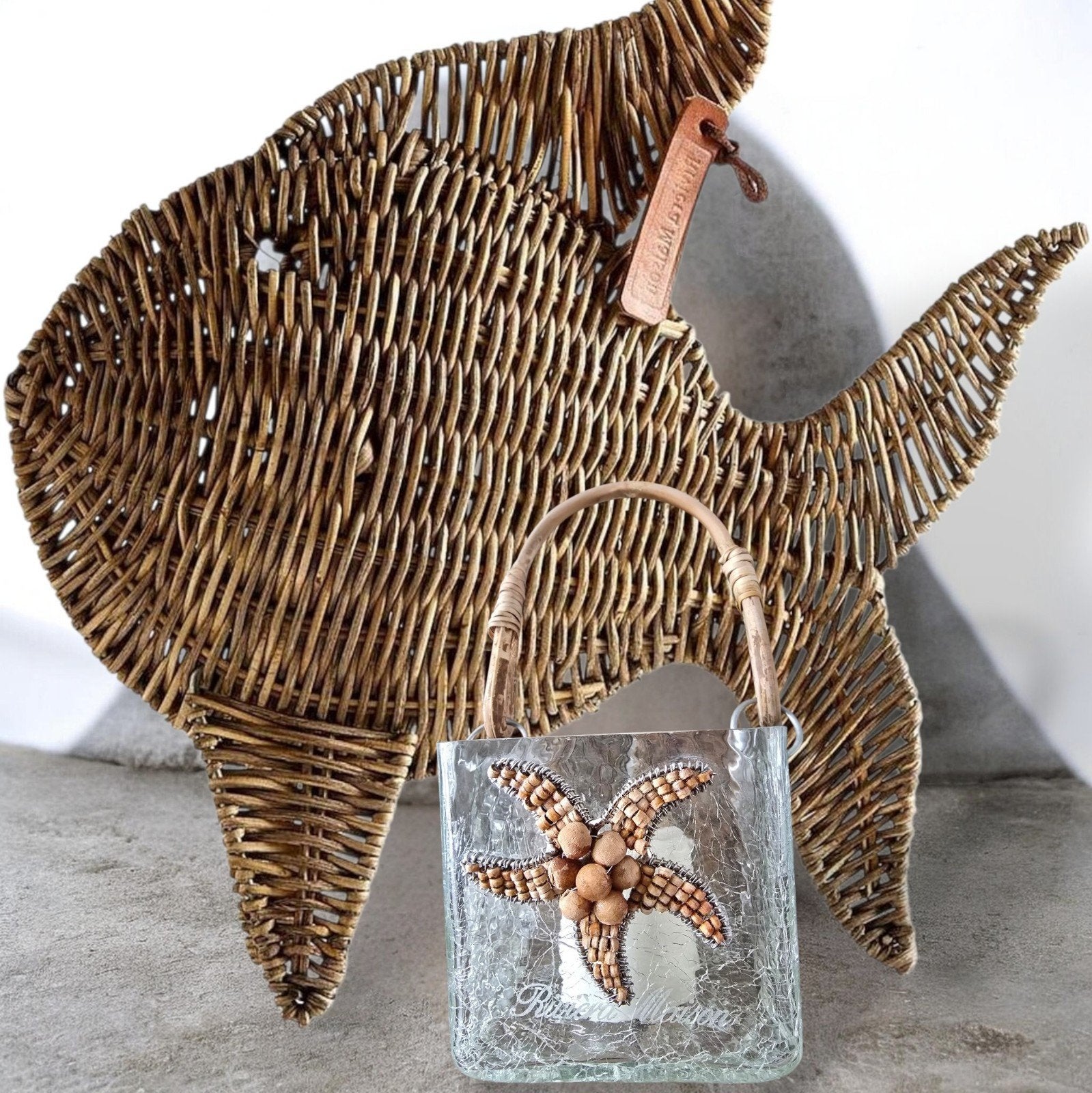 Rivièra maison zeester & rivièra maison lantern & RM vis, Huis en Inrichting, Woonaccessoires | Overige, Ophalen of Verzenden