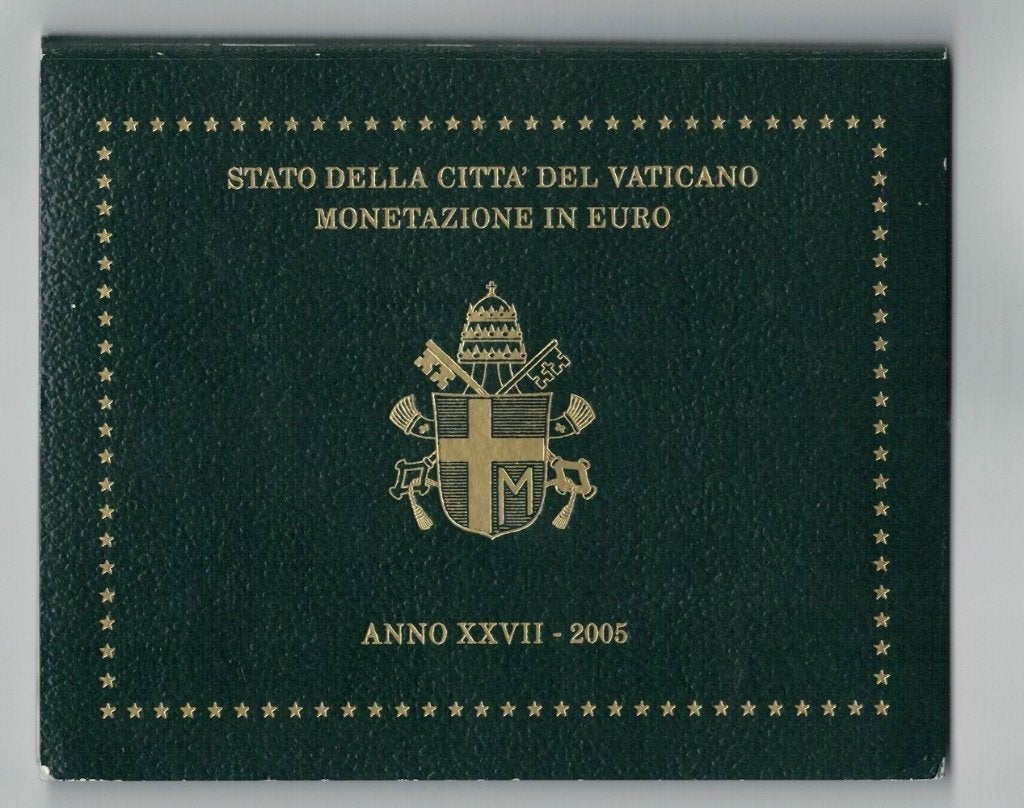 Vaticaanstad 2005, Postzegels en Munten, Munten | Europa | Euromunten, Ophalen of Verzenden, Vaticaanstad, Overige waardes, Setje