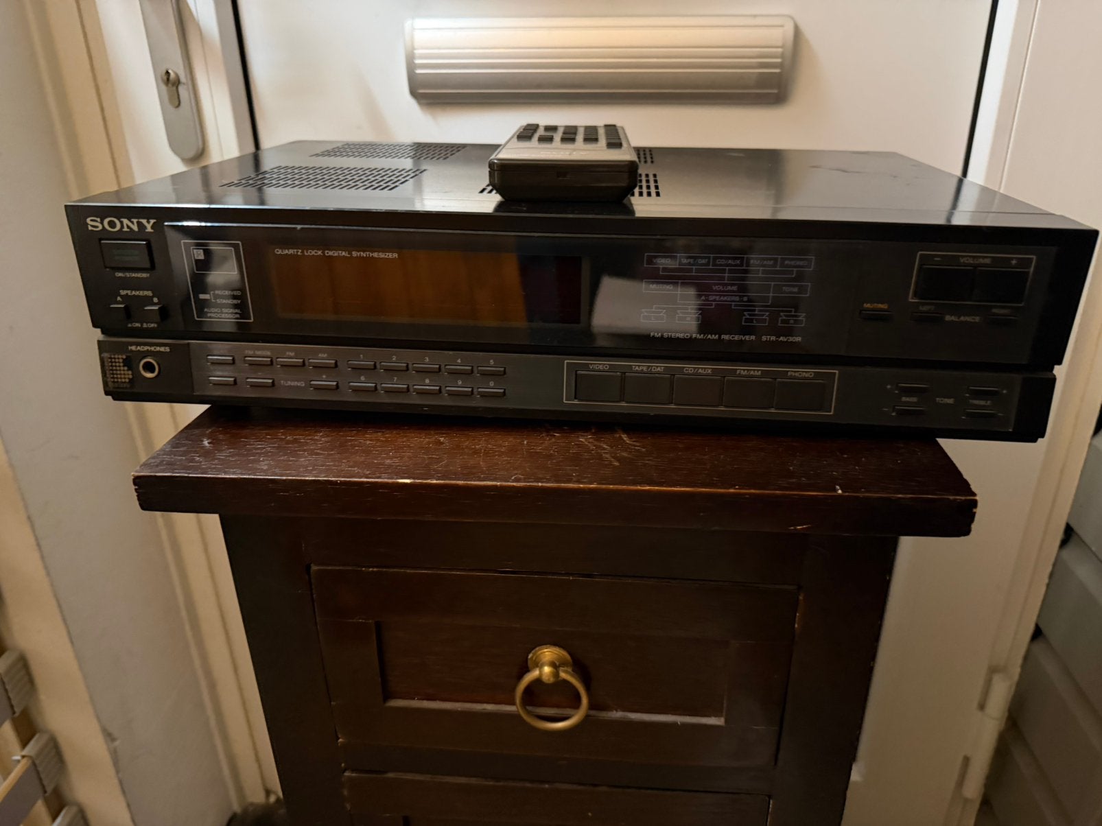 Sony STR-AV30R vintage stereo receiver orig afstandsbed., Ophalen of Verzenden, Gebruikt, Sony