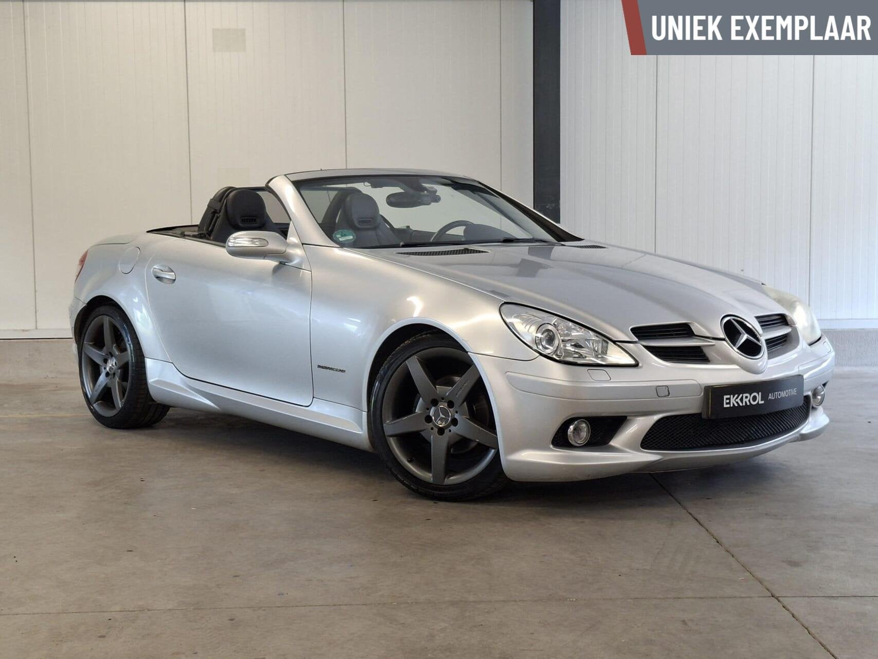 Mercedes SLK-klasse 200 K. (AMG-Styling / Leder / Airscarf), Auto's, Automaat, Achterwielaandrijving, Gebruikt, 4 cilinders