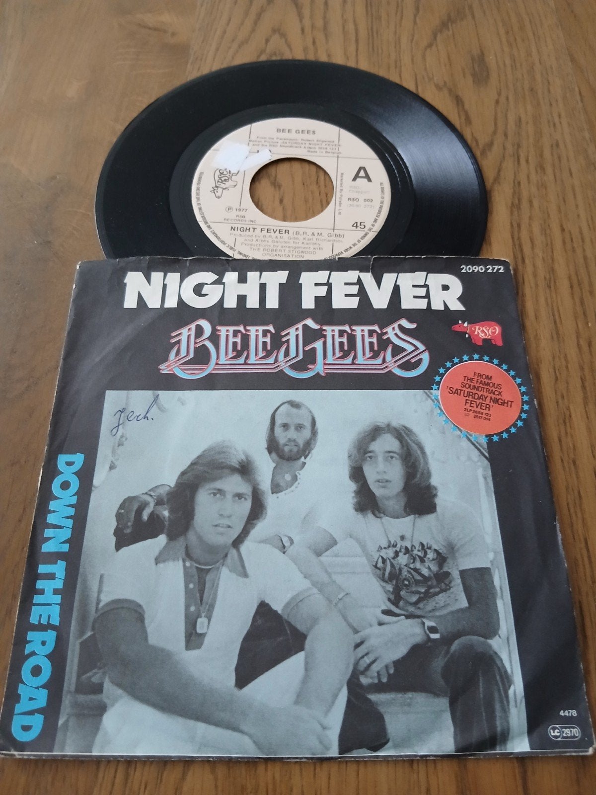 VINYL SINGLE    BEE GEES 1977, Ophalen of Verzenden, 1970 - 1979, Zo goed als nieuw, Overige formaten