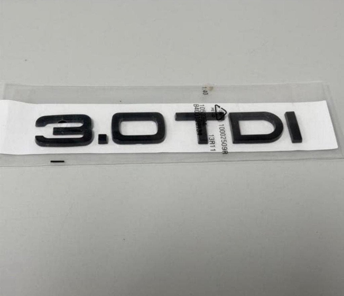 Audi nieuw 3.0 TDI embleem sticker badge logo zwart glans, Ophalen of Verzenden, M, M, M