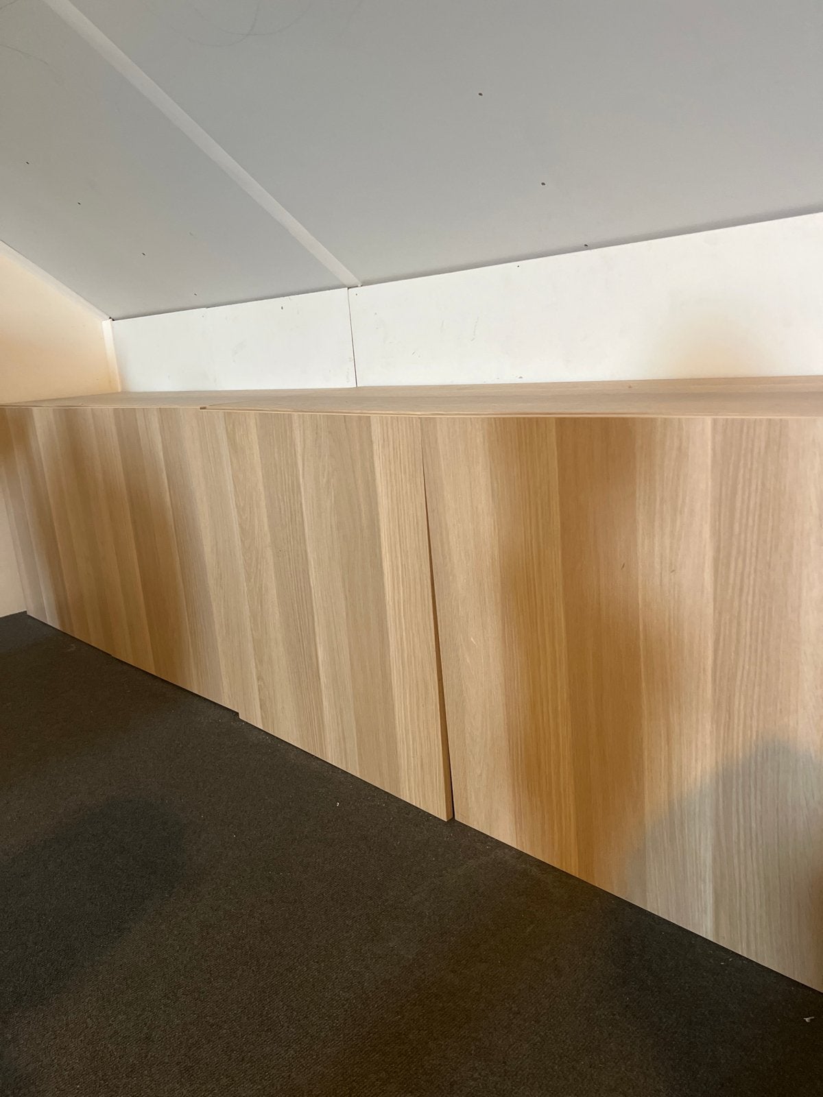 Besta kast ikea zsm weg, Ophalen, 100 tot 150 cm, Eikenhout, Zo goed als nieuw