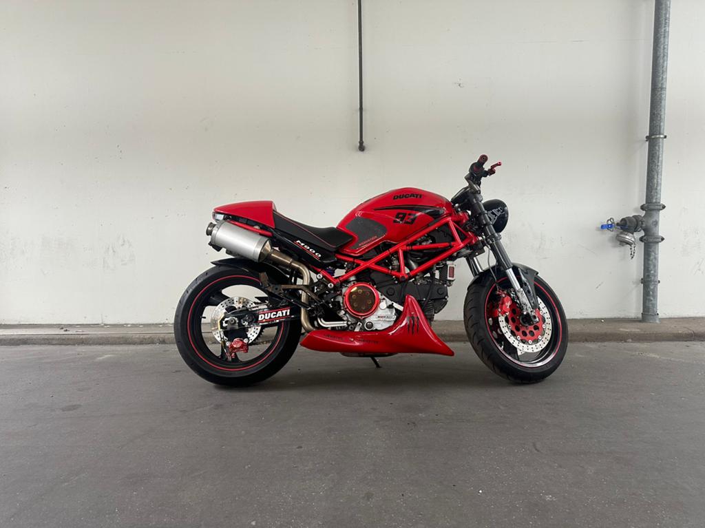 Ducati Monster 900 1994 Custom - Dikke fiets met wat werk, Sportuitlaat, 2 cilinders, Motorrijbewijs A, 900 cc
