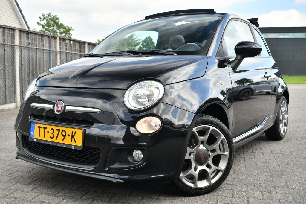 Fiat 500C 1.2 500S Cabrio 92.500KM Digitale Cockpit|Leder|Ai, Auto's, Fiat, Bedrijf, Te koop, 500C, ABS, Airbags, Airconditioning