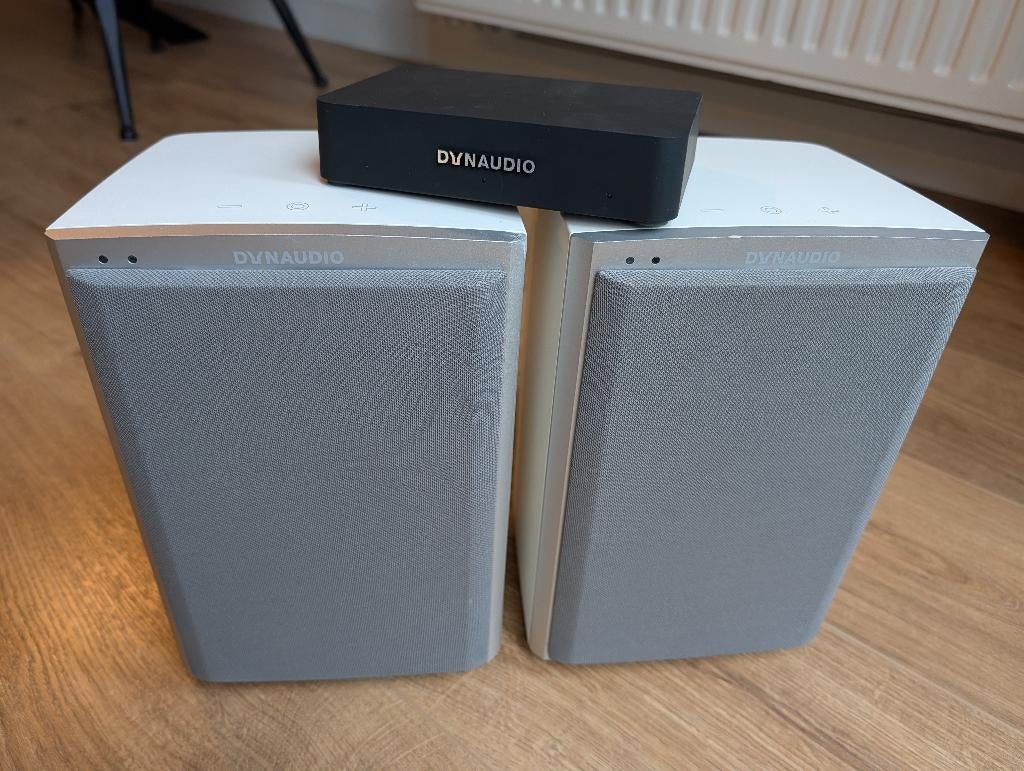 Dynaudio XEO 2 Wit inclusief Dynaudio Connect, Gebruikt, 120 watt of meer, Front, Rear of Stereo speakers, Ophalen