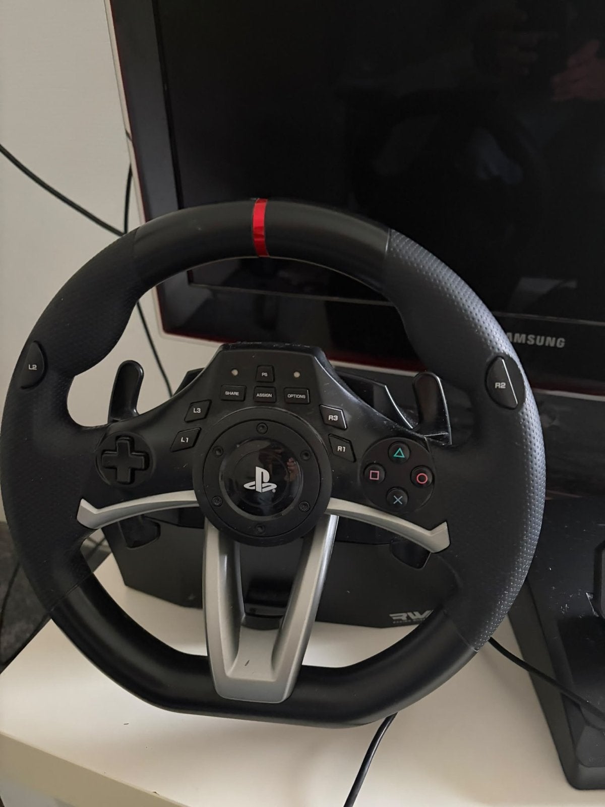 Hori Racing Wheel Apex voor PS4/PS3/PC, Ophalen, Gebruikt, Stuur of Pedalen, PlayStation 4