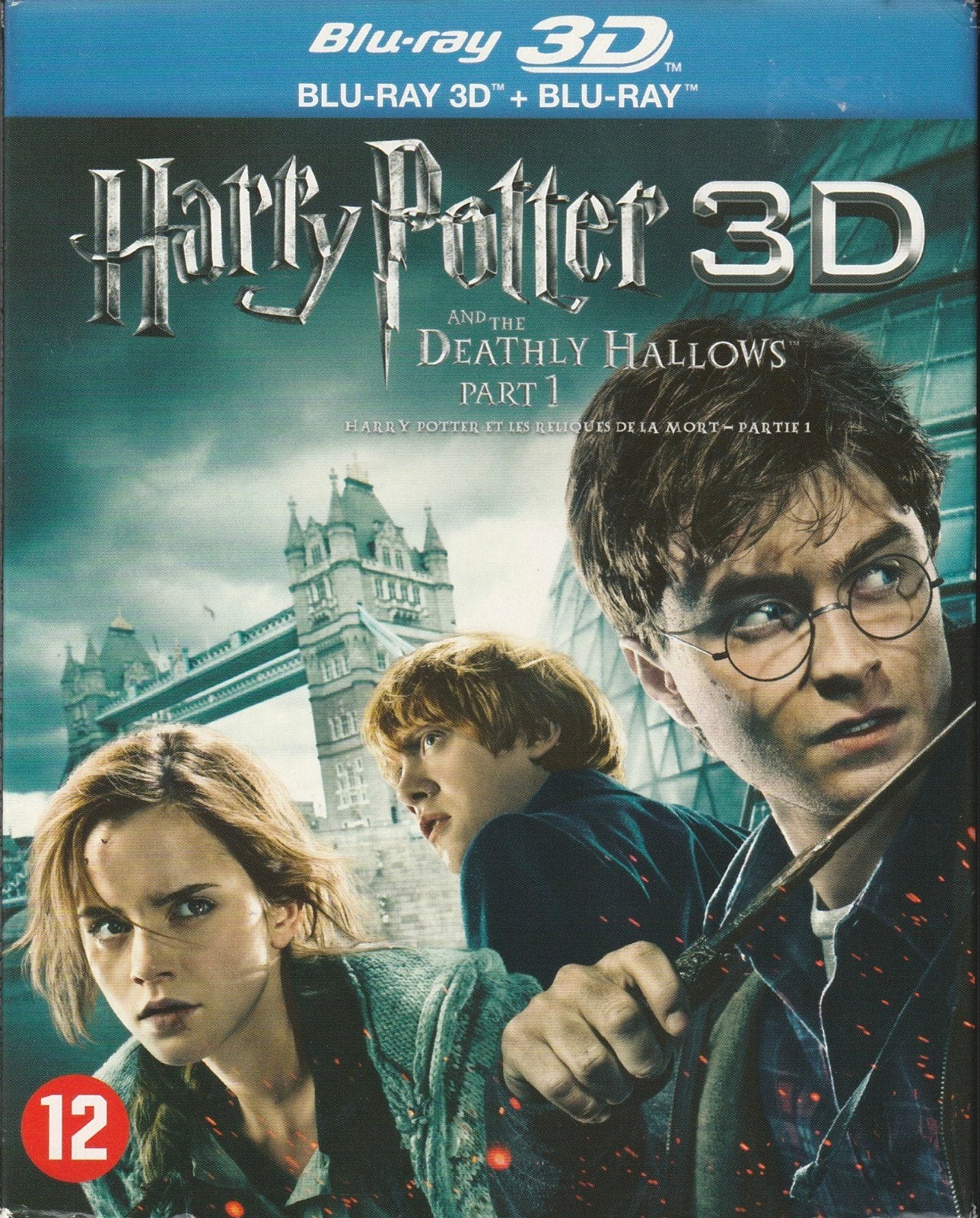 Harry Potter en de Relieken van de Dood Deel 1 3D+2D Blu-ray, Cd's en Dvd's, Verzenden, Film, Zo goed als nieuw, Blu-ray