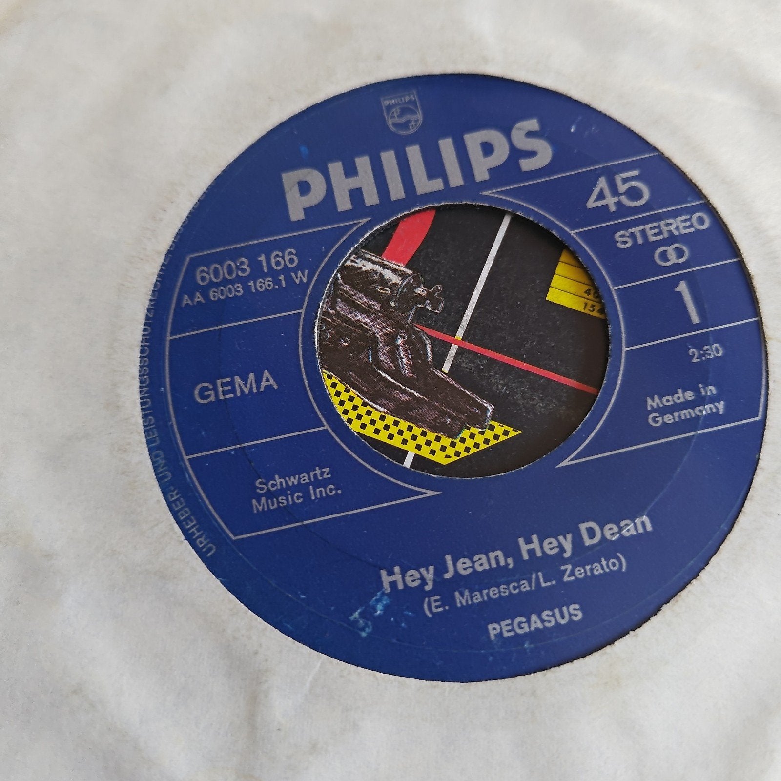 Philips 45 RPM Single - Hey Jean, Hey Dean (Made in Germany), Gebruikt, 7 inch, Ophalen of Verzenden, Pop