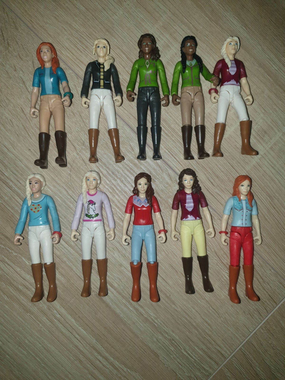schleich beweegbare ruiters, ., Ophalen of Verzenden, Zo goed als nieuw, .