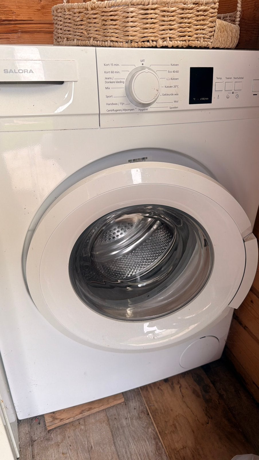 Salora wasmachine zo goed als nieuw, Ophalen, Zo goed als nieuw, 85 tot 90 cm, 1200 tot 1600 toeren