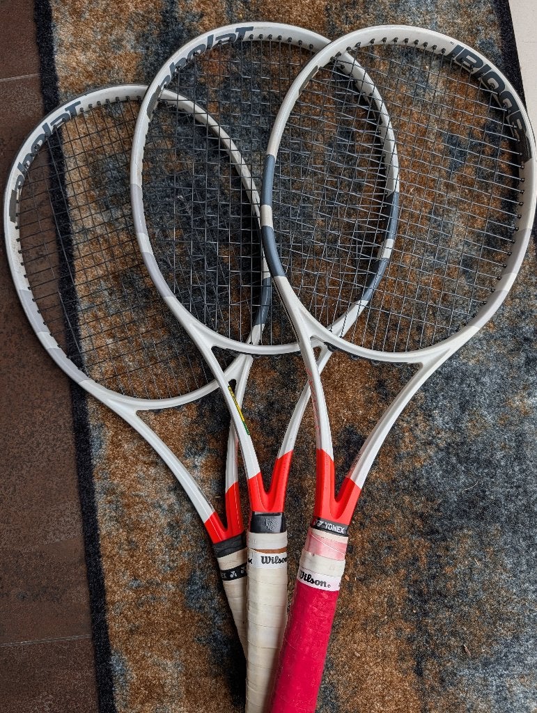 3x Babolat Pure Strike 98 16x19 Project One7, Sport en Fitness, Gebruikt, Racket, Babolat, Ophalen