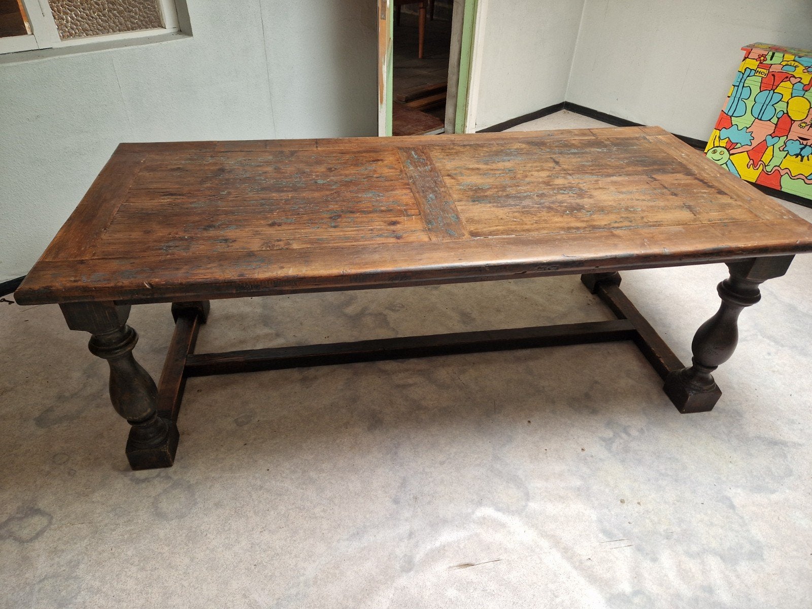 Antieke Franse kloostertafel, Ophalen