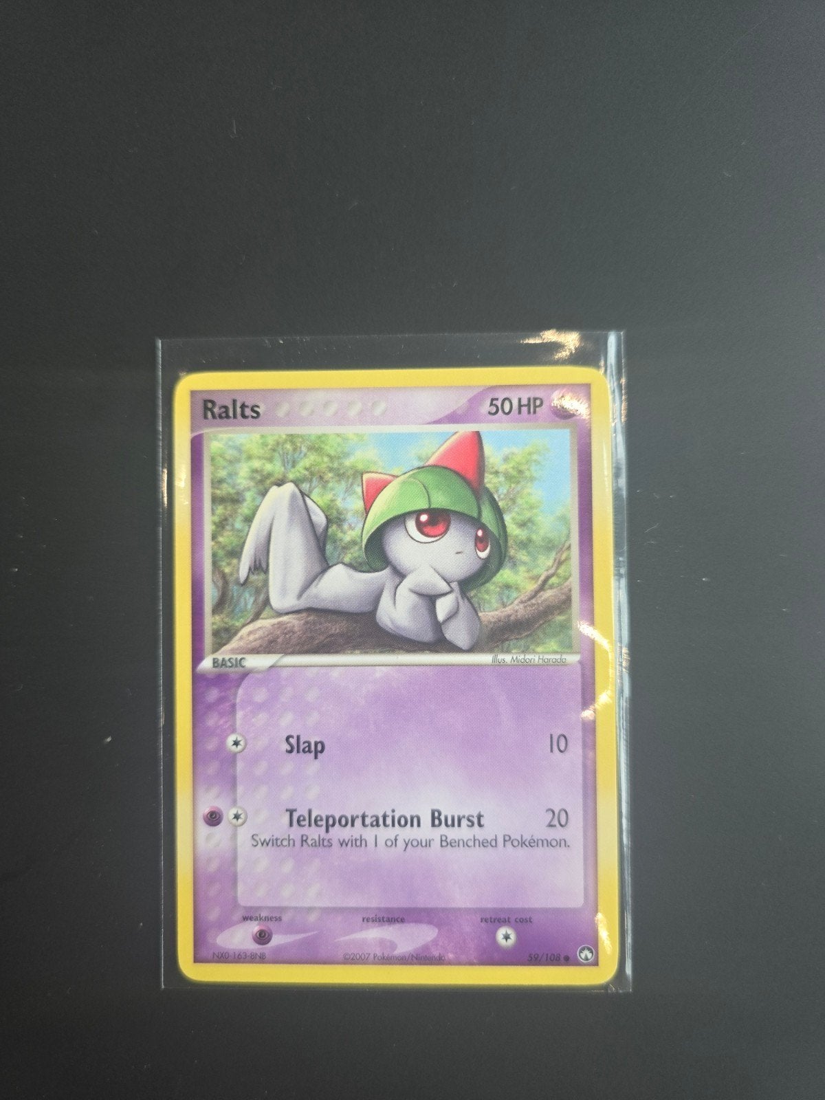 Ralts #59 Pokemon Power Keepers, Ophalen of Verzenden, Zo goed als nieuw, Losse kaart