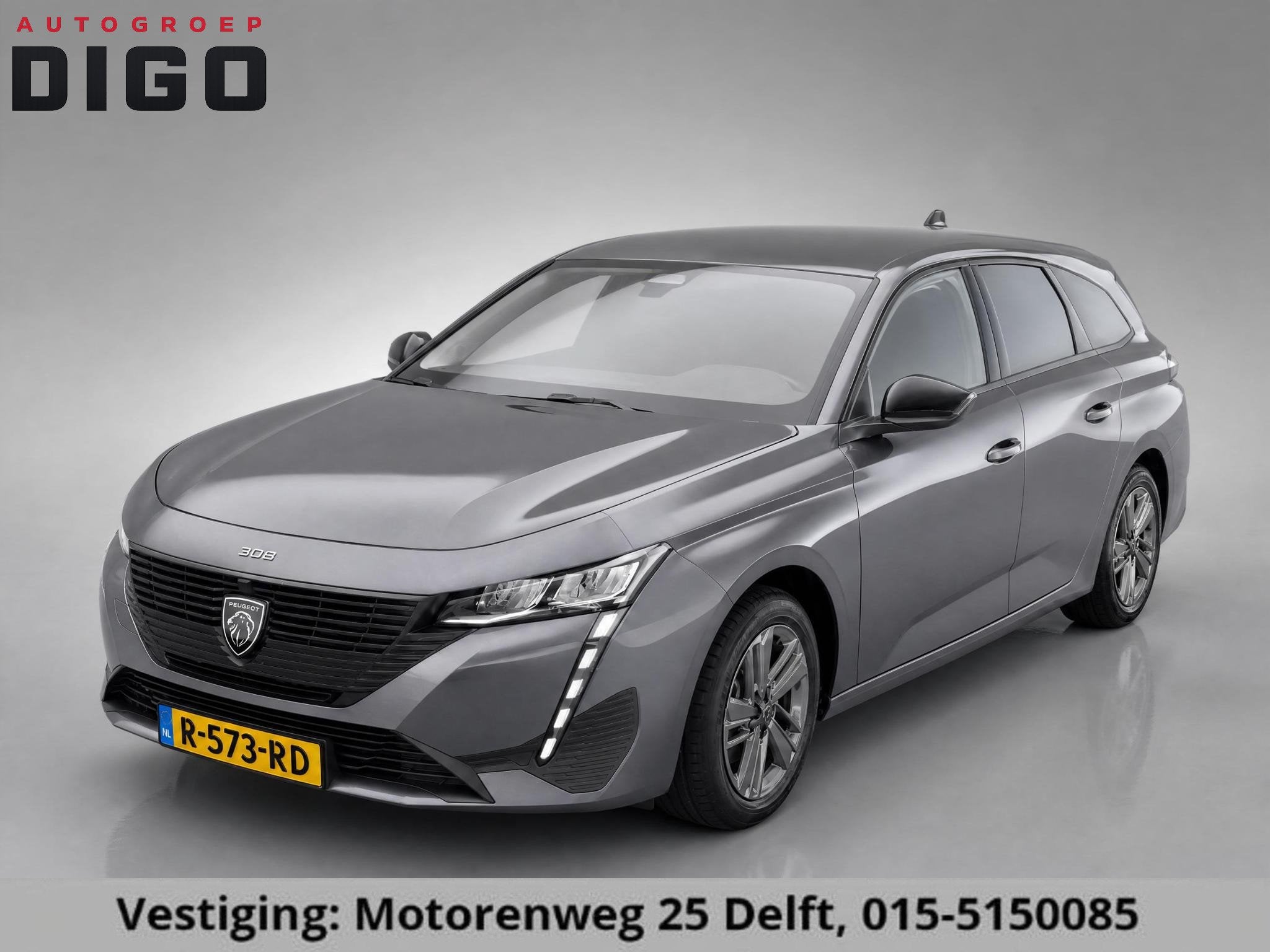 Peugeot 308 SW 1.2 BUSINESS 130 PK NAVI 1e EIG. GARANTIE 10-, Auto's, Voorwielaandrijving, Dealer onderhouden, Stof, 1199 cc