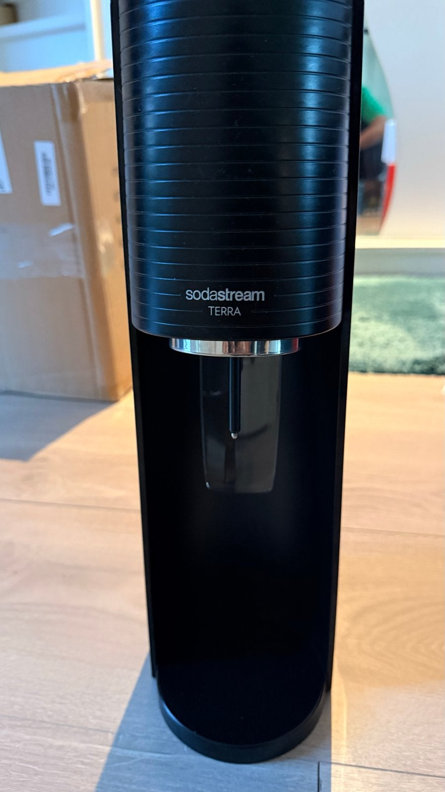 Sodastream Terra Zwart - Bruiswatermaker, Witgoed en Apparatuur, Bruiswatermachines, Ophalen, Zo goed als nieuw