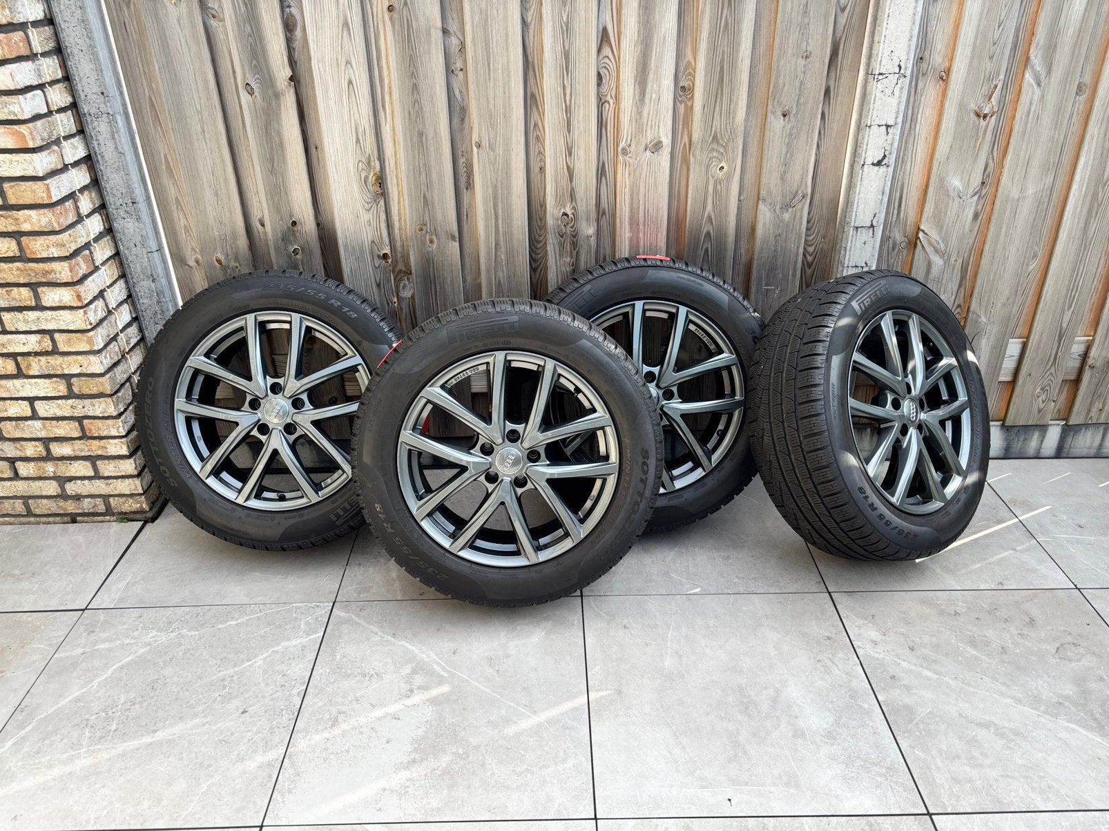 Audi Q3 F3 winter velgen SUV 2018-2025 winterset, Ophalen, 18 inch, Gebruikt, Banden en Velgen