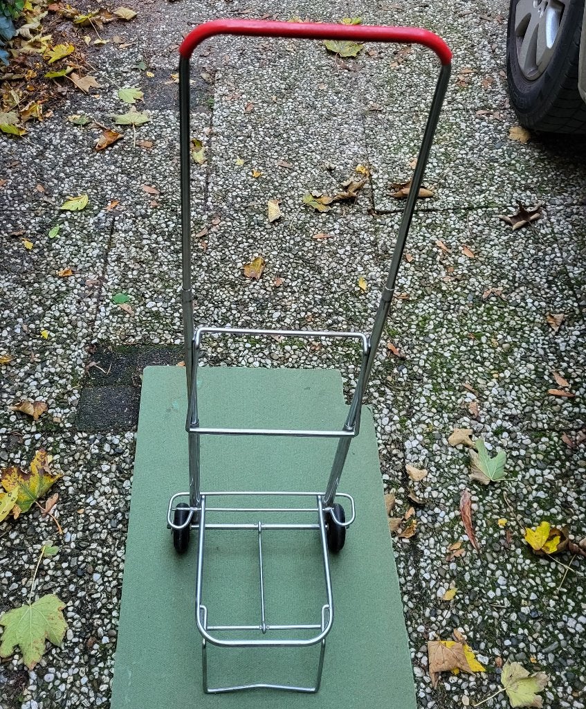 Trolley metaal opvouwbaar, Ophalen of Verzenden, Zwart, 30 cm of meer