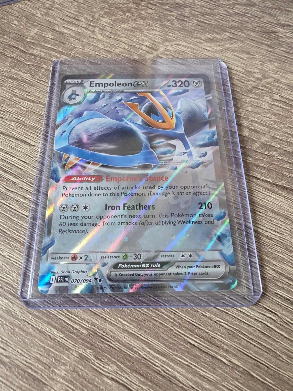 Empoleon ex 070/094  Phantasmal Flames, Ophalen of Verzenden, Nieuw, Losse kaart