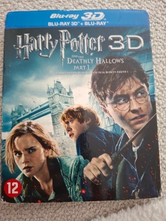 Harry Potter deathly bluray 3 discs, Cd's en Dvd's, Blu-ray, Ophalen of Verzenden, Zo goed als nieuw, Science Fiction en Fantasy