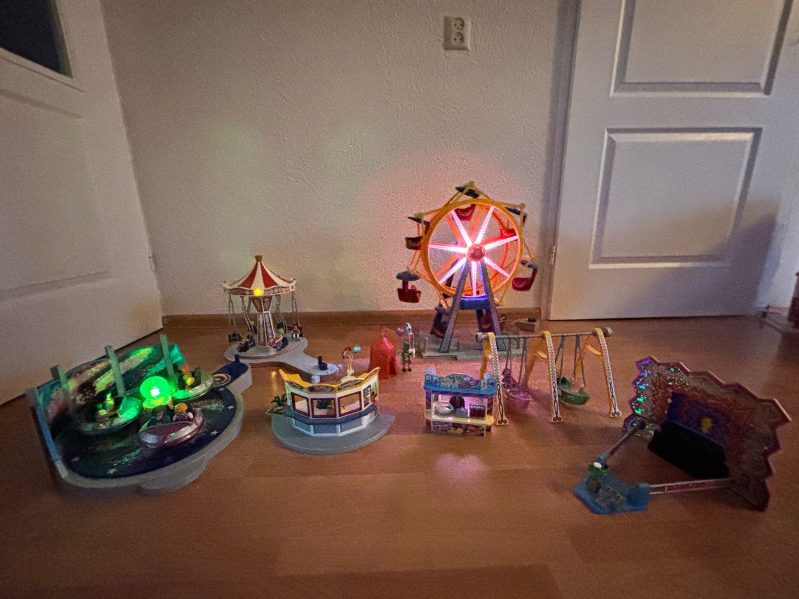 Playmobil Kermis Attracties - Reuzenrad, Zweefmolen & meer, Ophalen of Verzenden, Zo goed als nieuw, Jongen of Meisje