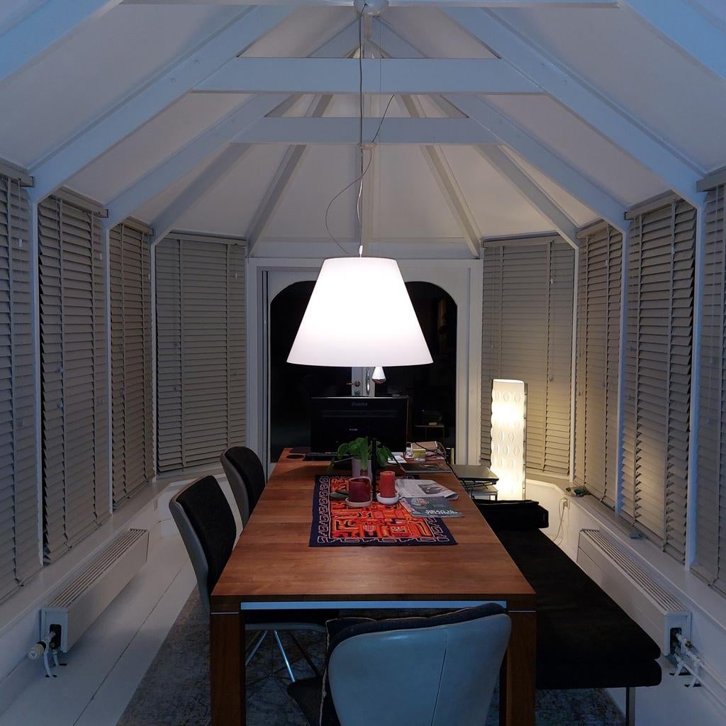 Luceplan Constanza pendel2x Witte hanglampen - Modern design, Ophalen, Gebruikt, Modern