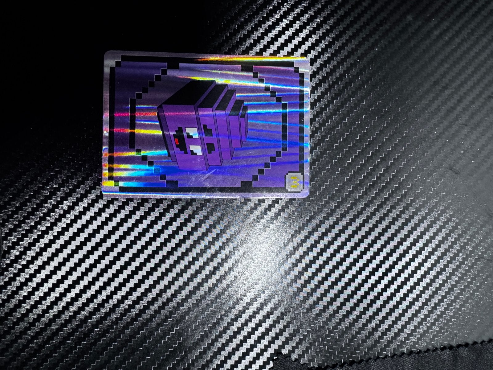 Foil Trading Card - Pixel Art Design McDonald‘s, Ophalen of Verzenden, Zo goed als nieuw, Losse kaart, Foil