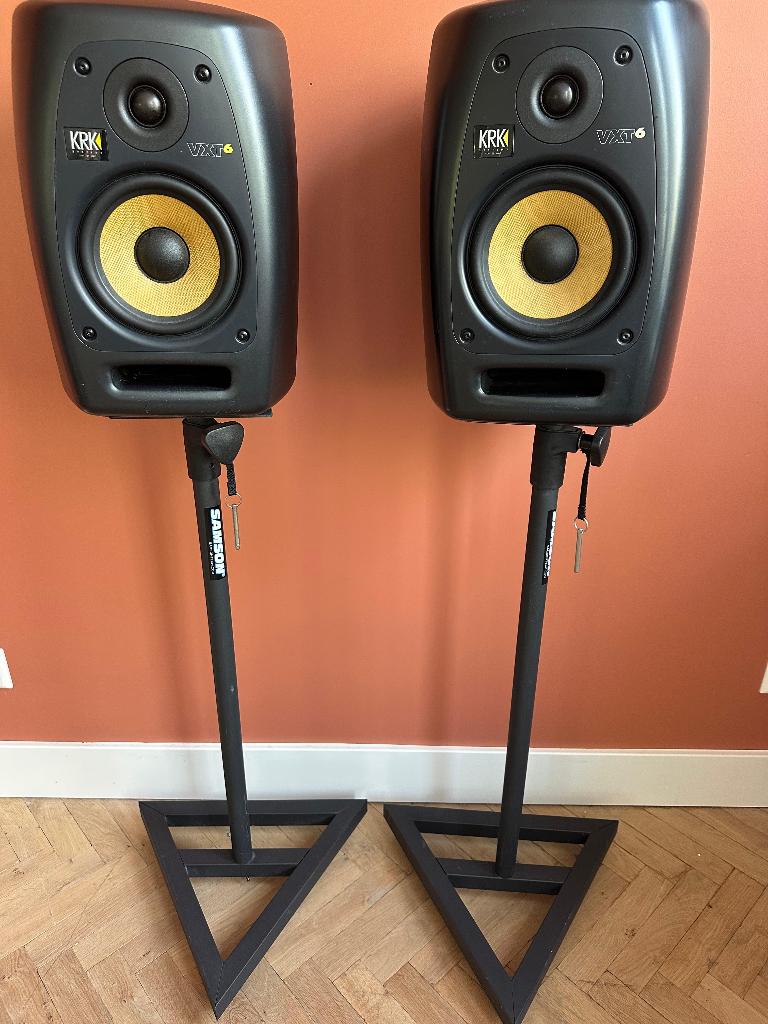 Samson MS200 Studio Monitor Stands (set van 2), Audio, Tv en Foto, Luidsprekers, Gebruikt, Overige typen, Minder dan 60 watt, Overige merken