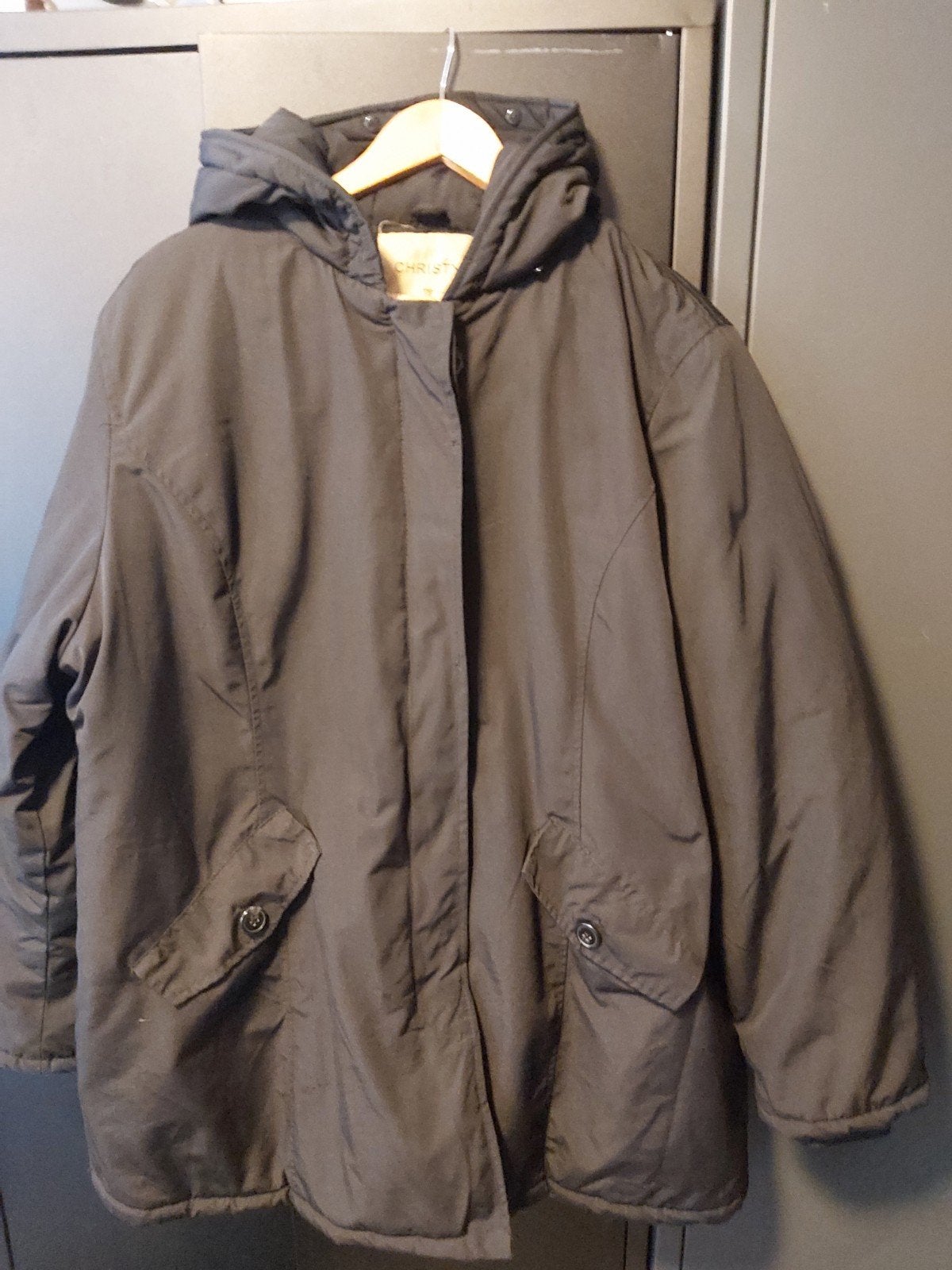 Zwarte dames winterjas met capuchon, Zwart, Maat 46/48 (XL) of groter, Ophalen of Verzenden, Onbekend