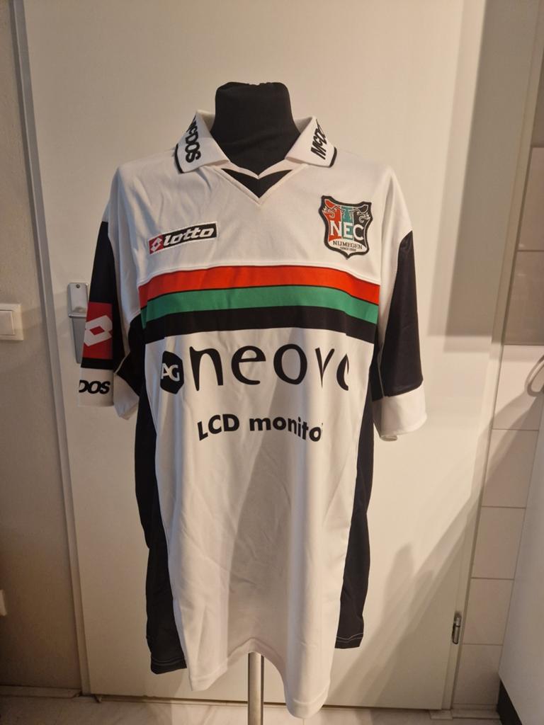 NEC Nijmegen Retro Voetbalshirt Lotto McDOS Neovo, Kleding | Heren, Sportkleding, Ophalen of Verzenden