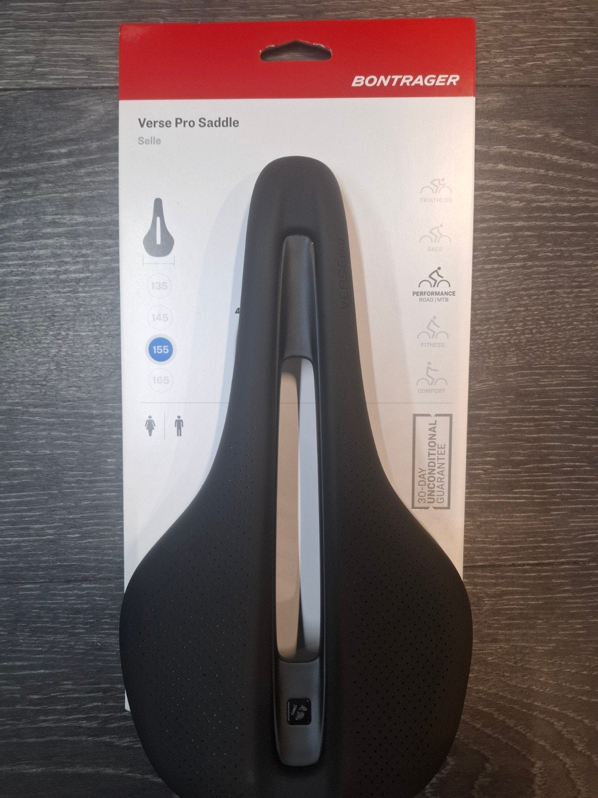 Bontrager Verse Pro 155mm Zadel - Nieuw in verpakking, Elektrische fiets, Nieuw, Ophalen of Verzenden, Bontrager
