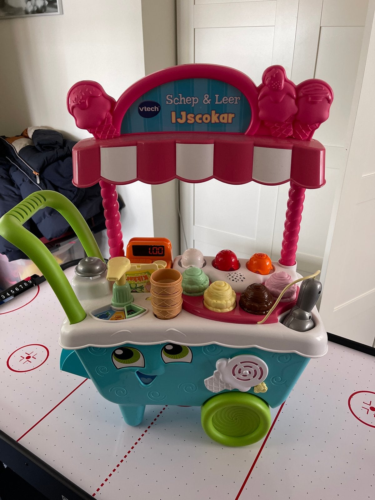 Vtech Schep & Leer IJscokar - Interactief Speelgoed, Ophalen of Verzenden, Zo goed als nieuw, Kunststof, Speelkeuken