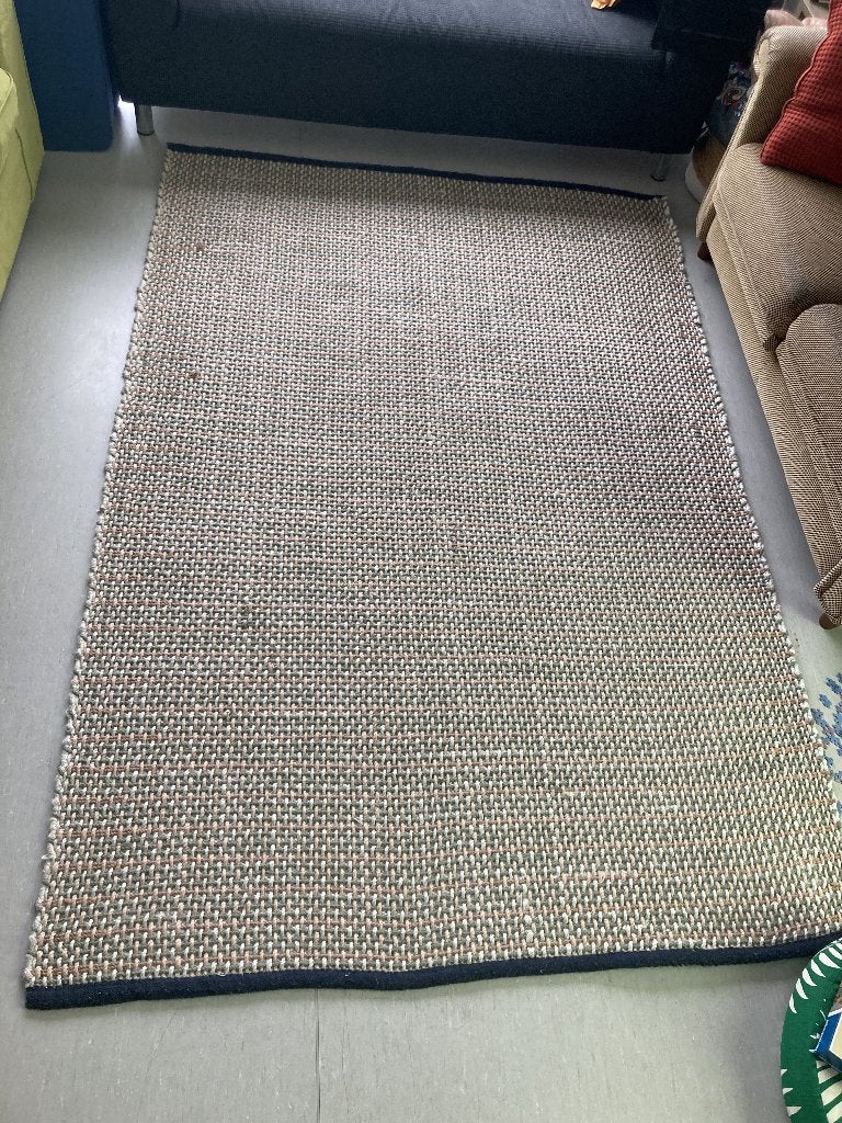 Groot Tapijt 160x140cm, Ophalen, Gebruikt, Groen, 150 tot 200 cm