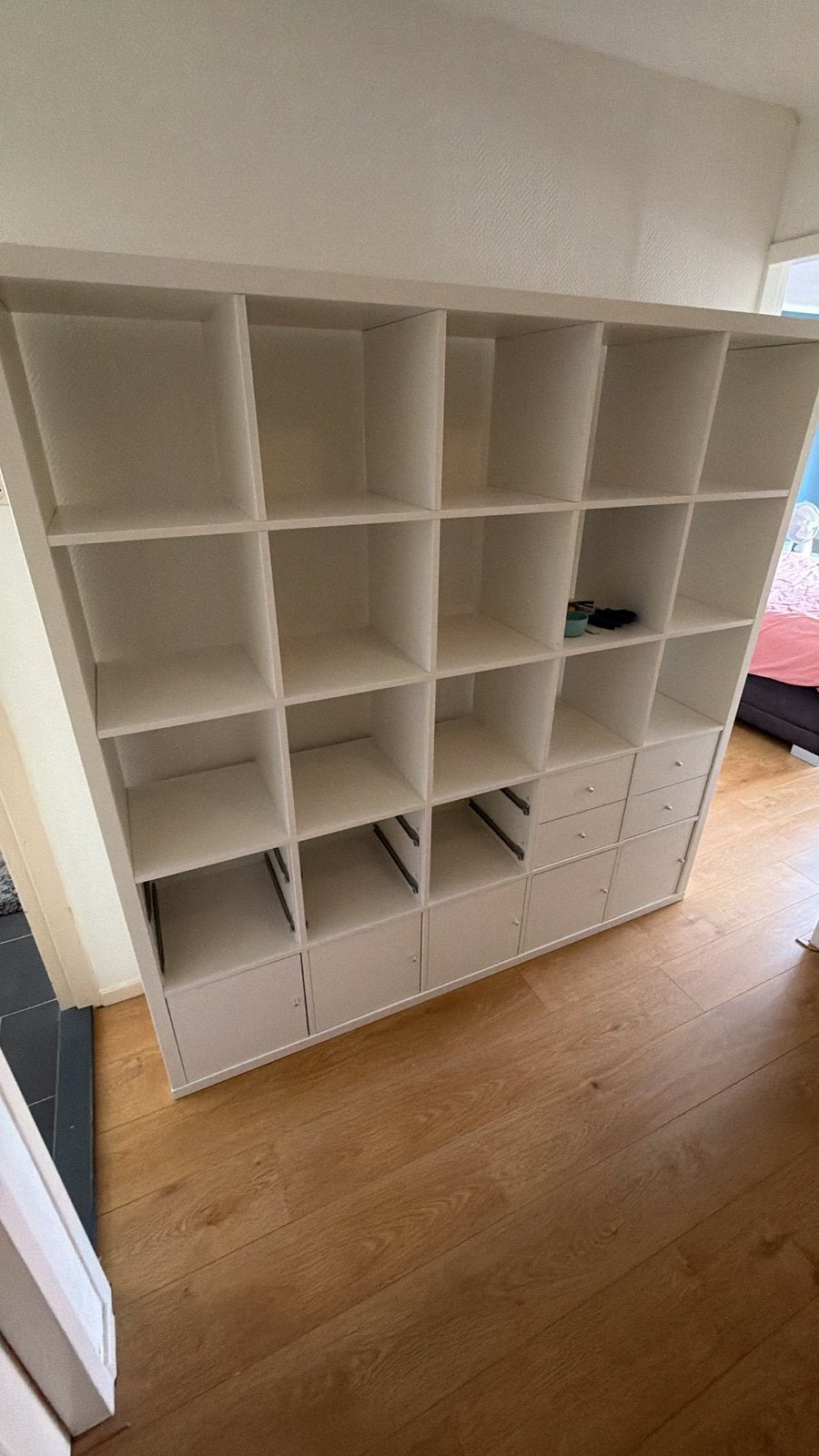 Ikea kallax vakjes kast 5x5, Ophalen of Verzenden