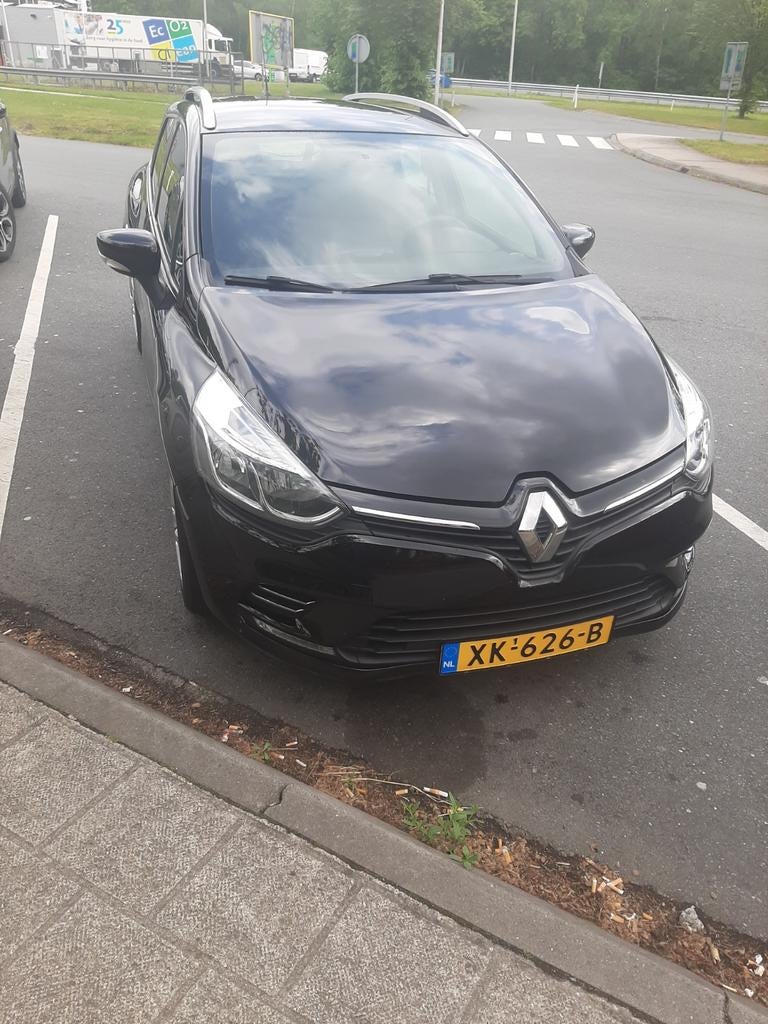 Renault Clio TCe 90pk 2019 Zwart, Auto's, Voorwielaandrijving, 898 cc, Stof, Zwart