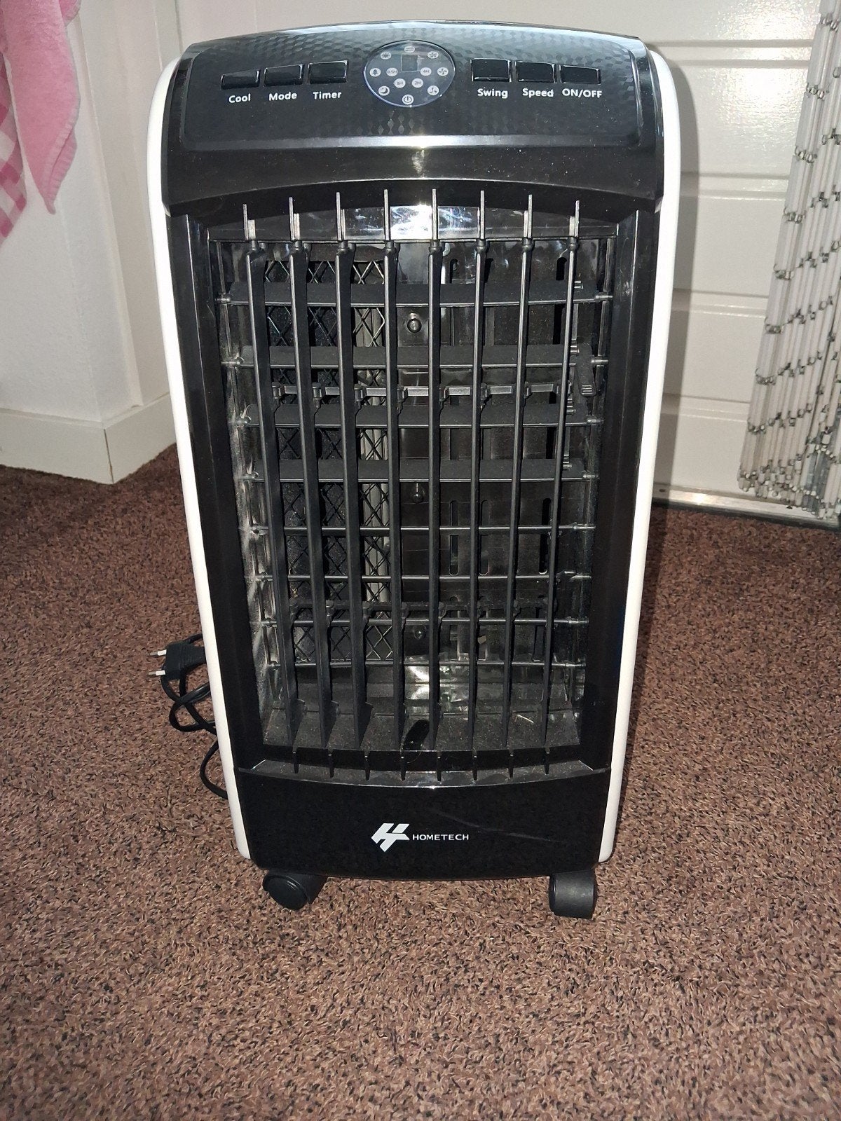 Hometech Mobiele Air Cooler met Afstandsbediening, Witgoed en Apparatuur, Ophalen, Gebruikt, Minder dan 60 m³, 3 snelheden of meer