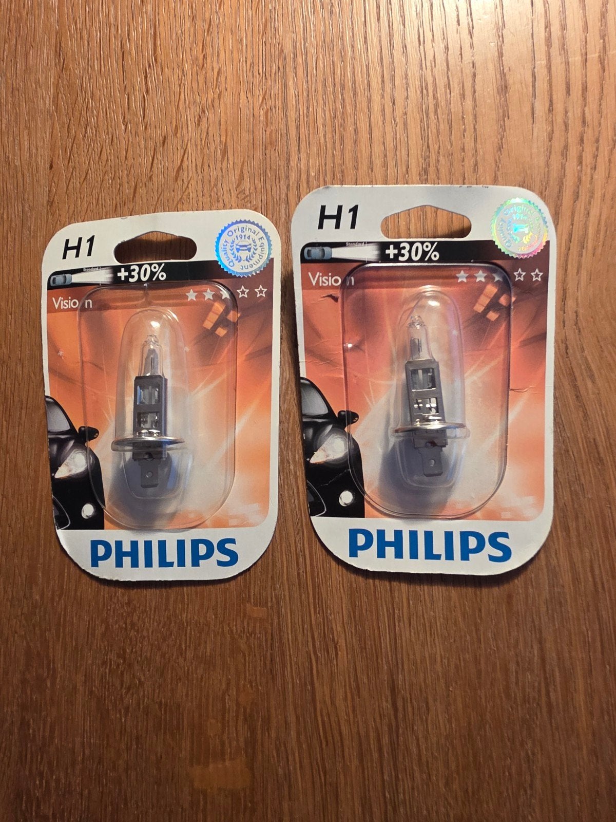 Philips Vision H1 autolampen 2 stuks, Ophalen of Verzenden