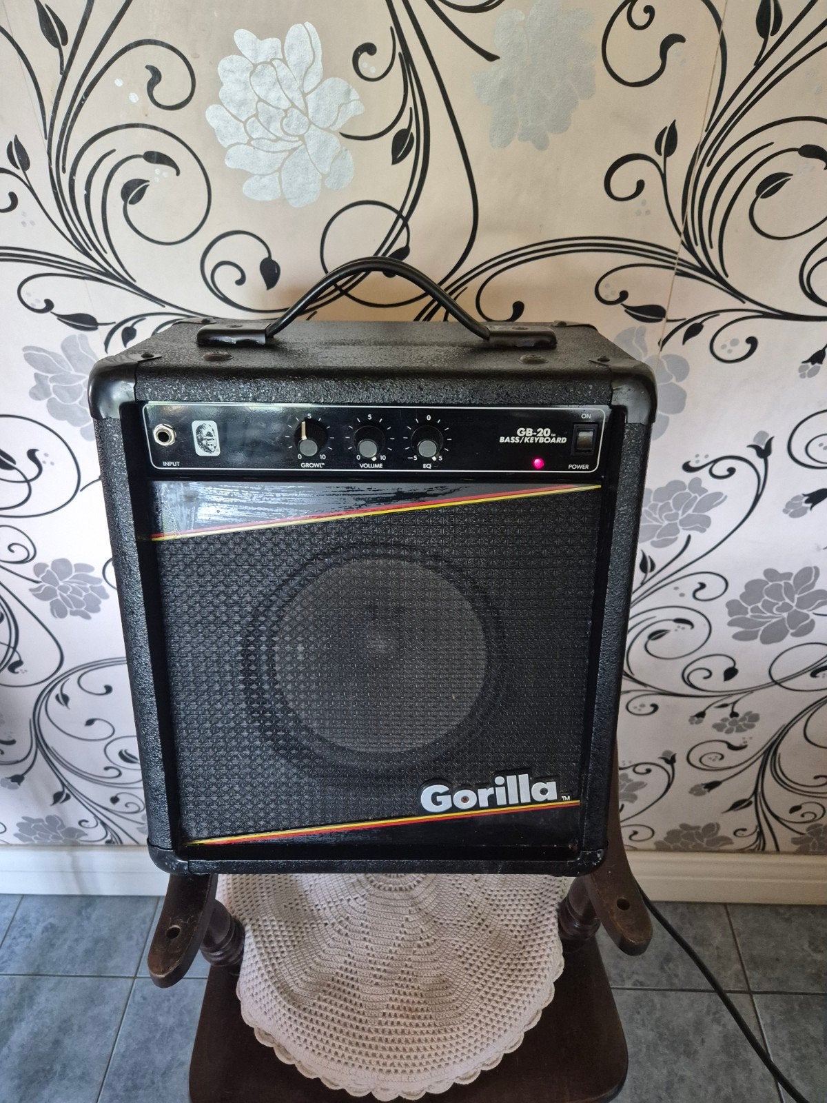 Te koop: Een gebruikte Gorilla GB-20 bas/keyboard versterker, Ophalen of Verzenden, Zo goed als nieuw, Minder dan 50 watt