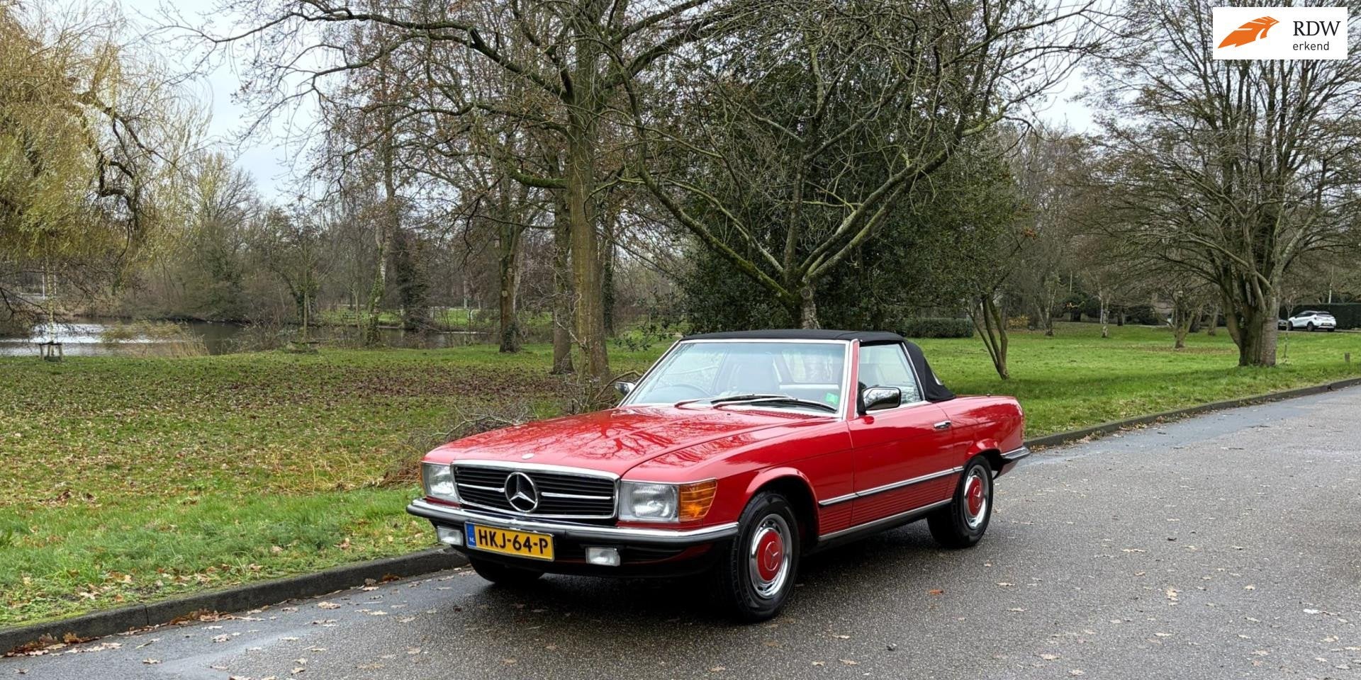 Mercedes-Benz SL-klasse 280 SL Stunning low mileage Full His, Auto's, Achterwielaandrijving, Beige, Cabriolet, Leder