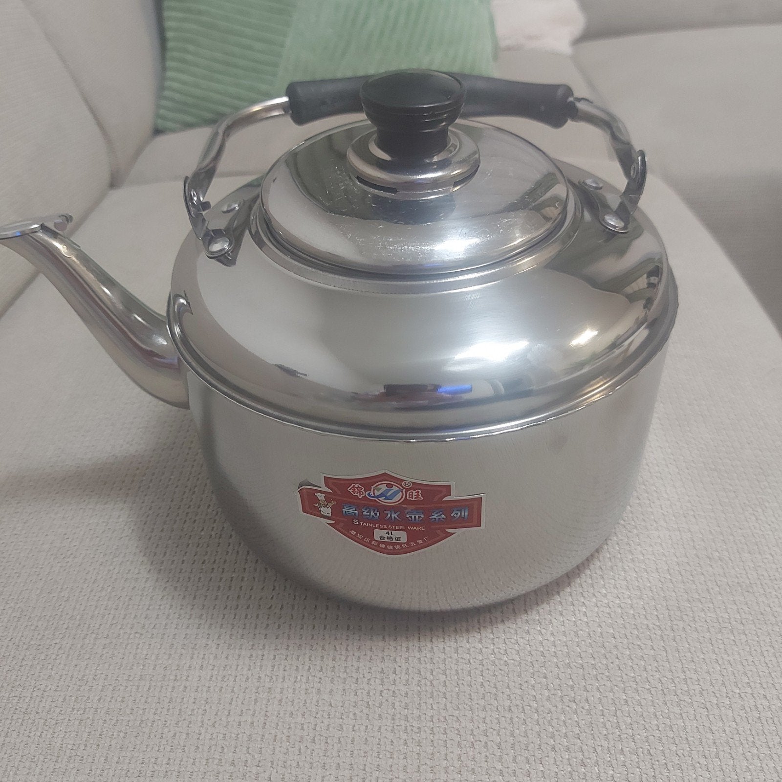 Nieuwe 4L RVS Waterketel - Perfect voor Families, 2 liter of meer, Ophalen of Verzenden, Nieuw, Rvs