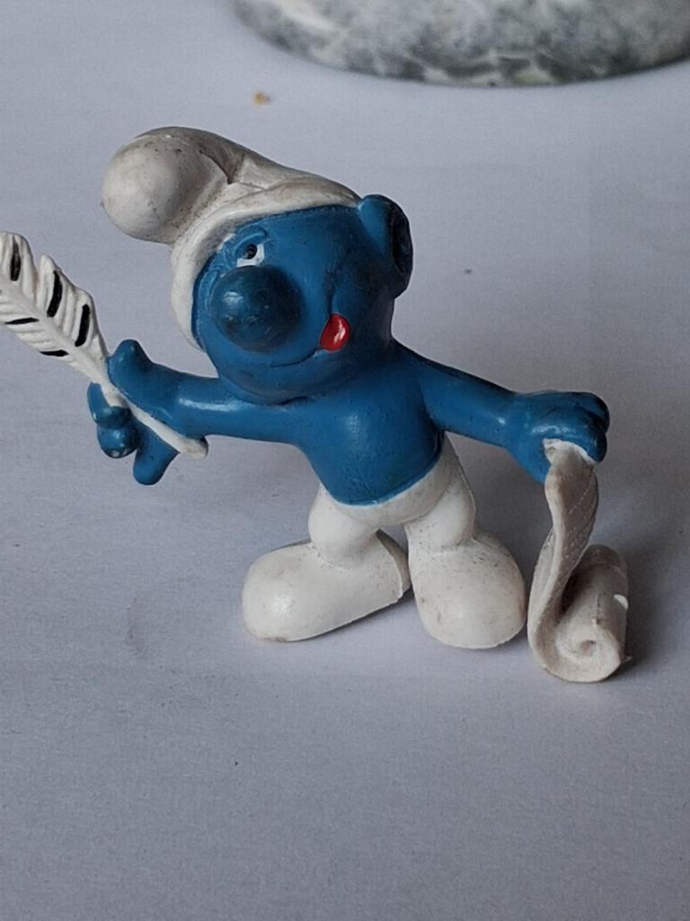 Dichterssmurf, Verzamelen, Smurfen, Ophalen of Verzenden
