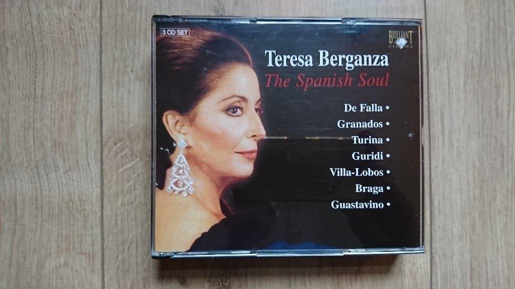 Teresa Berganza The Spanish Soul 3 Cds Als Nieuw 5 euro, Boxset, Ophalen of Verzenden, Zo goed als nieuw, Romantiek