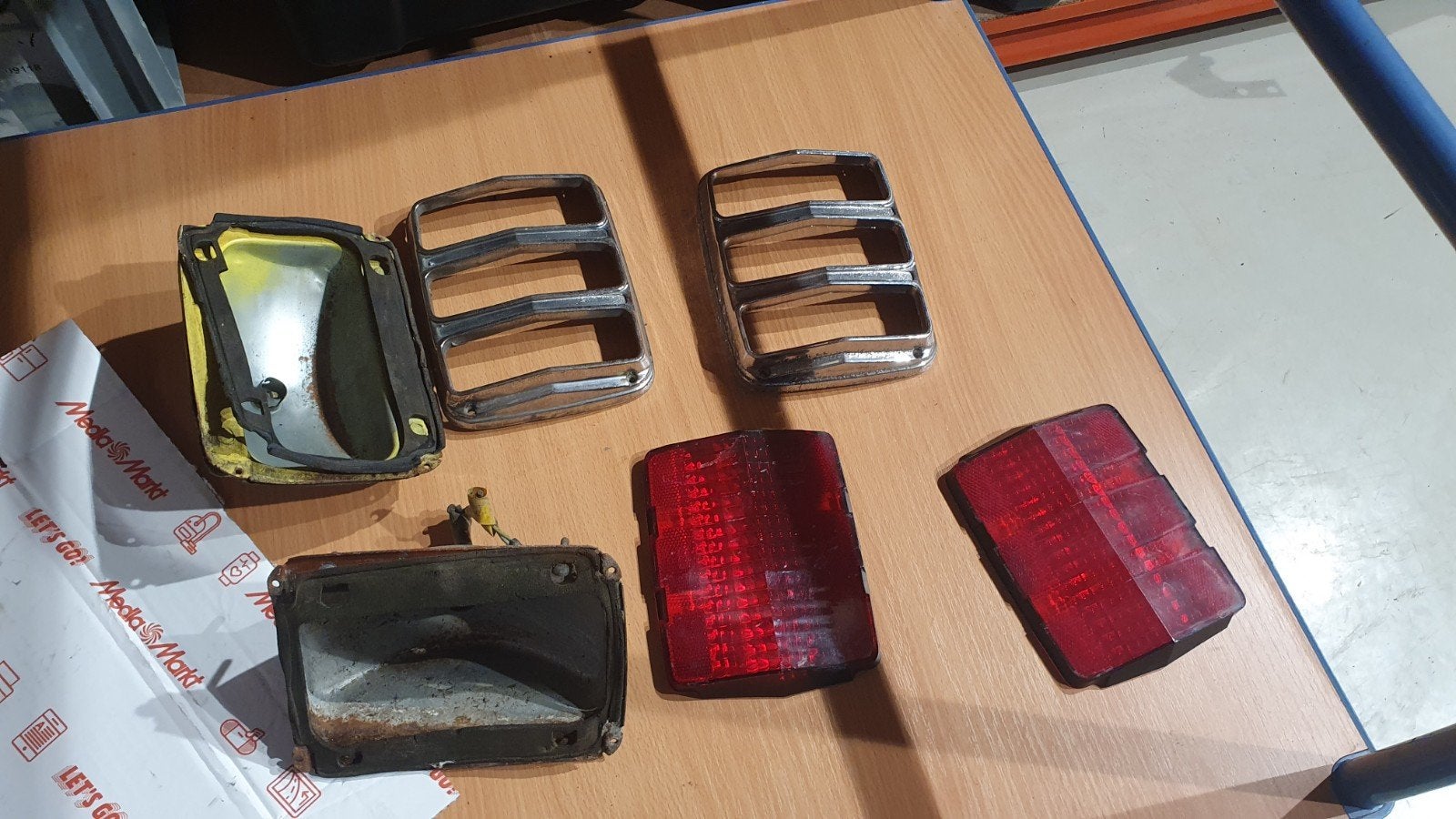 Ford Mustang 65 66 achterlichten, Auto-onderdelen, Verlichting, Ophalen of Verzenden