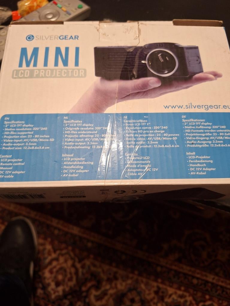 Silvergear mini lcd projector, Ophalen of Verzenden, Nieuw