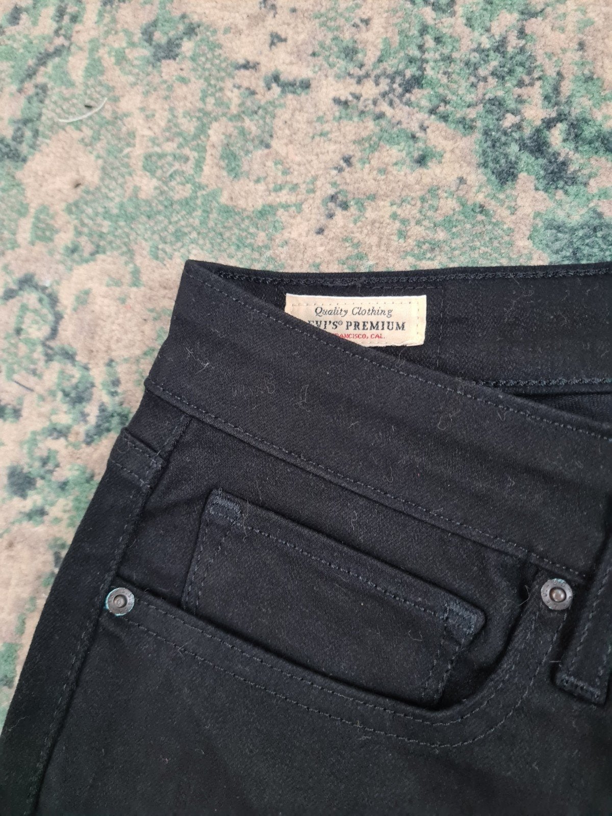 Levi’s 712 Slim W27 L27 Dames Tulsi2730 Mid-rise, Zwart, Ophalen of Verzenden, Zo goed als nieuw, W27 (confectie 34) of kleiner